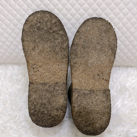 Crewcuts J. Crew Green Suede MacAlister Chukka Boots Shoes Kids Size K3 - Picture 9 of 13